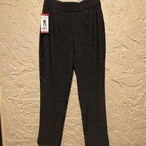 Hilary Radley slip on pinstripe dress slacks